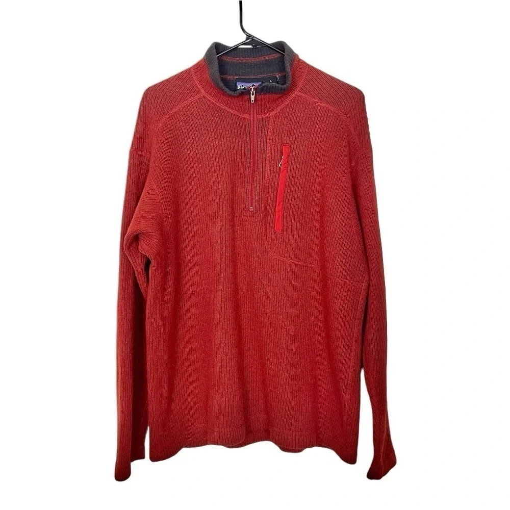 Patagonia Vintage Oberland Pullover Color Deep Cayenne - Picture 7 of 8